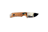 Electrocuted Walnut & Cherry Knife w/ Copper Inlay