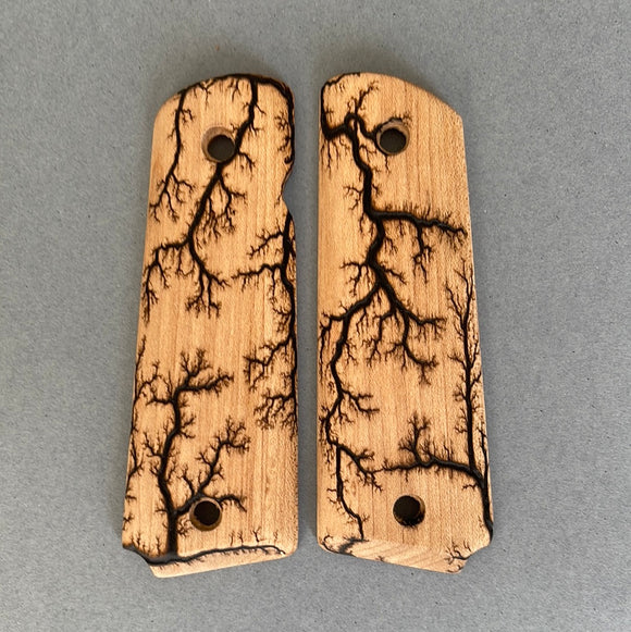 1911 Full Size Electrocuted Maple Grips - 014