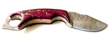 Electrocuted Purpleheart & Maple Knife w/ Copper Inlay