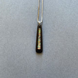 Ebony Pendant with Multi-color Opal J005-2024