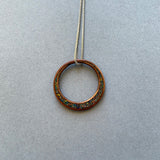 Walnut Pendant with Black Opal J009-2024