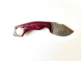 Electrocuted Purpleheart & Maple Knife w/ Copper Inlay