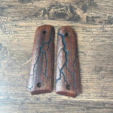 1911 Full Size Electrocuted Sapele Grips - 004