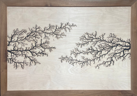 A03- XL Electrocuted Birch Wood Art