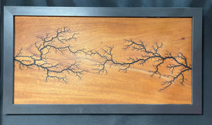 A09 - Electrocuted Mahogany Wood Art