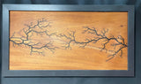 A09 - Electrocuted Mahogany Wood Art